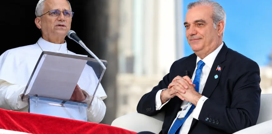 Abinader expresa solidaridad con León XIV ante operación