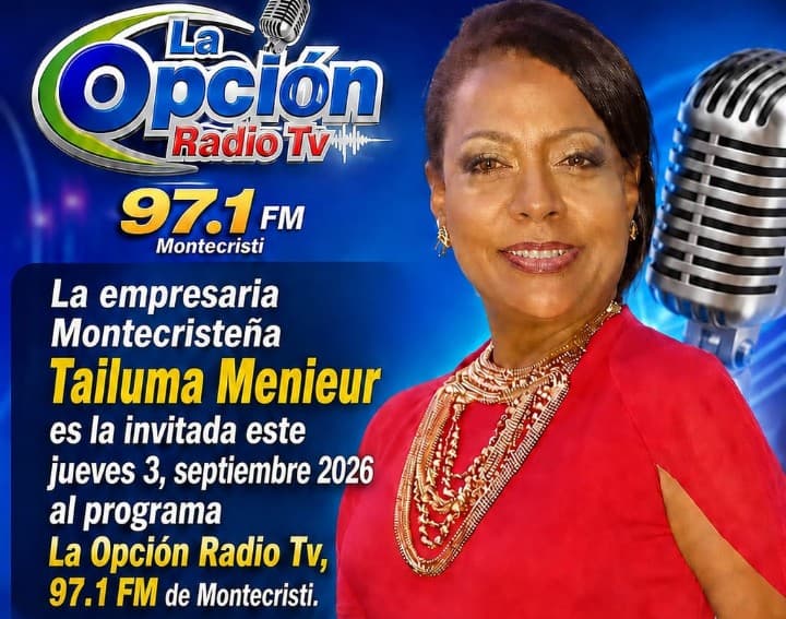 Tailuma Minieur es la invitada mañana jueves al programa La Opción Tv, nos hablará del operativo médico gratis de Farmacia Pueblo y el Instituto Dermatológico y Cirugía de Piel DR Humberto BBogaert Díaz