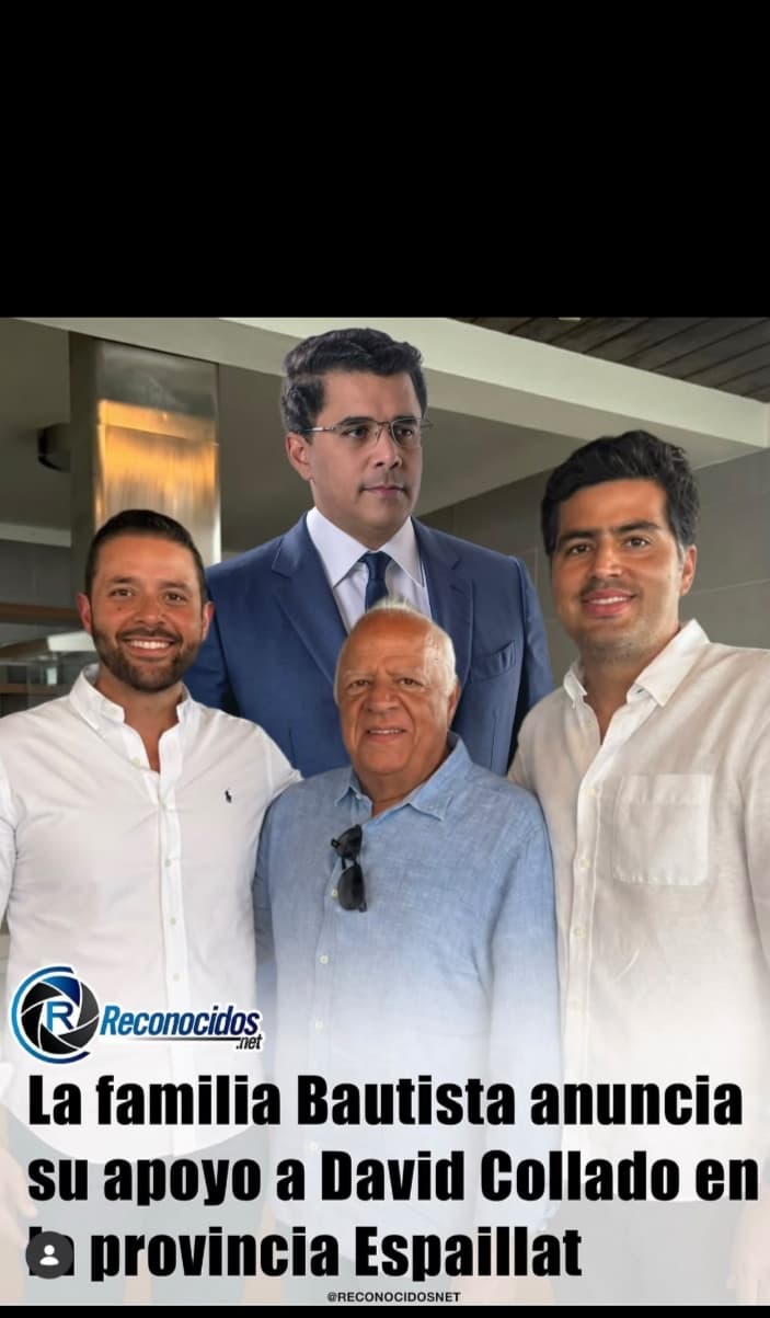 David Collado recibe respaldo de miembros de la familia Bautista en Espaillat