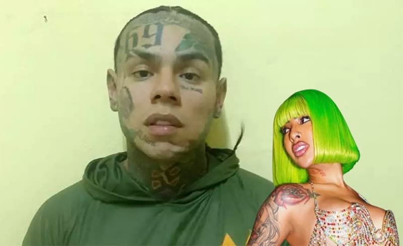 Tekashi intentó ahorcar y lanzar de un segundo piso a Yailin, según orden de arresto