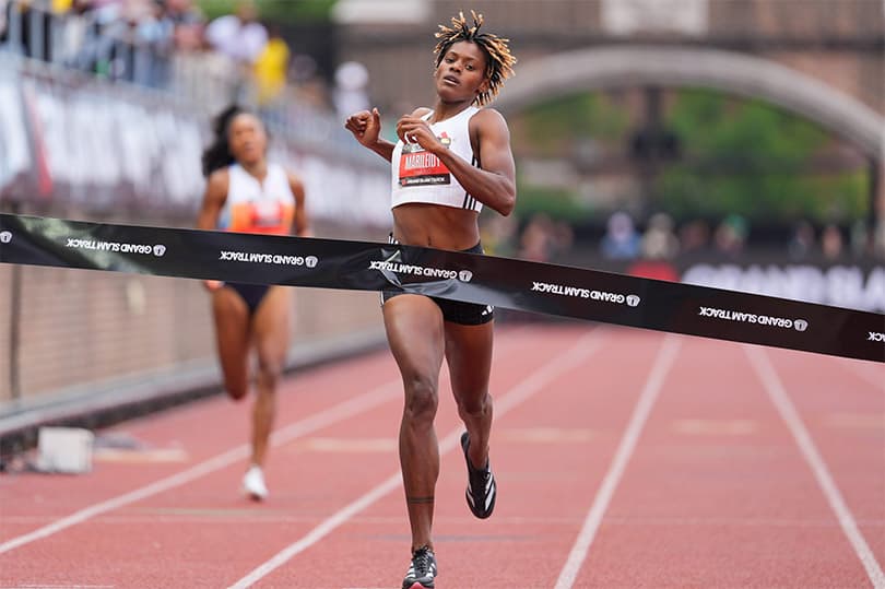 Marileidy Paulino gana los 400 metros del Grand Slam en Filadelfia