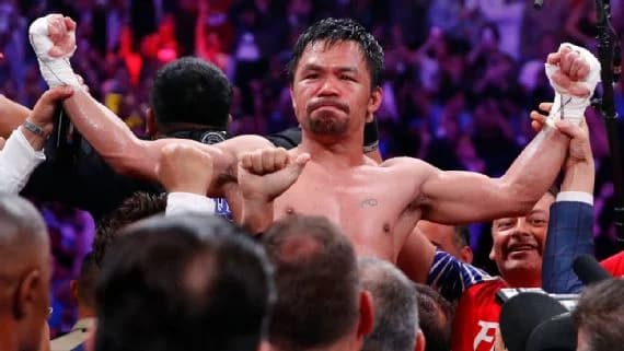Manny Pacquiao insinúa una posible revancha con Floyd Mayweather