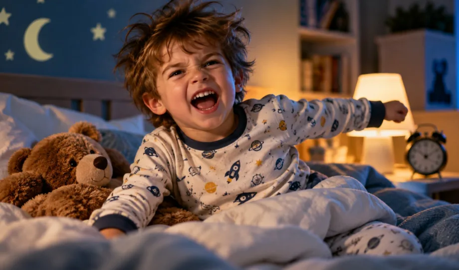 Por qué un niño cansado puede parecer lleno de energía