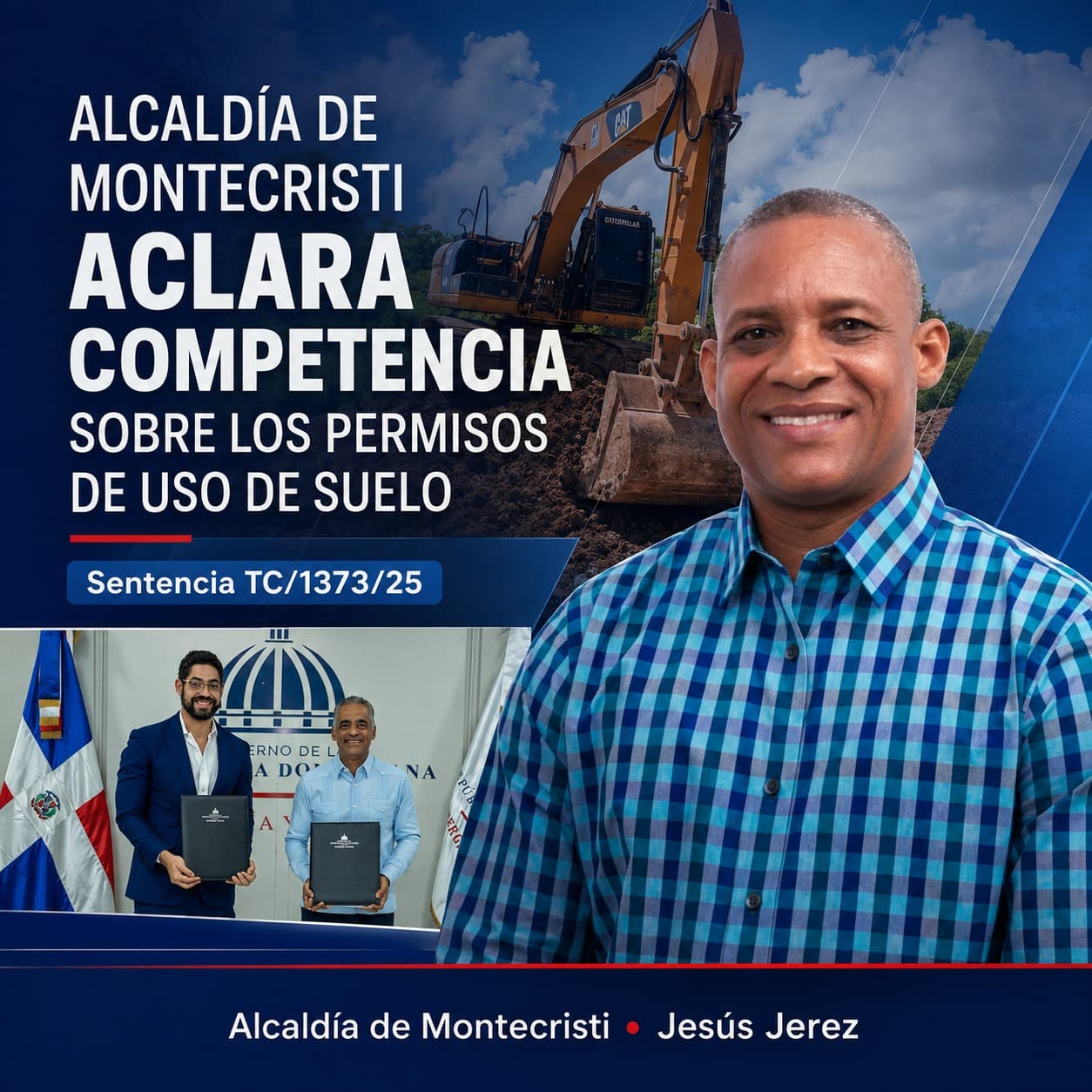 ALCALDÍA DE MONTECRISTI ACLARA COMPETENCIA SOBRE LOS PERMISOS DE USO DE SUELO